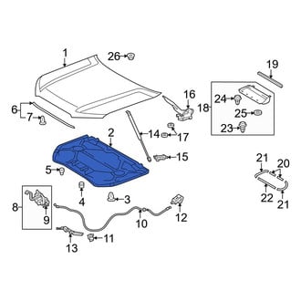 Toyota OE - Hood Insulation Pad