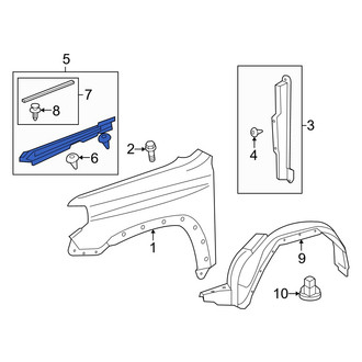 Toyota OE - Front Right Fender Filler Panel