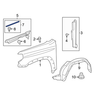 Toyota OE - Right Fender Seal