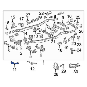 Toyota OE - Front Chassis Frame Reinforcement