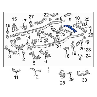 Toyota OE - Frame Crossmember