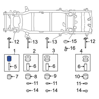 Toyota OE - Upper Body Mount Cushion