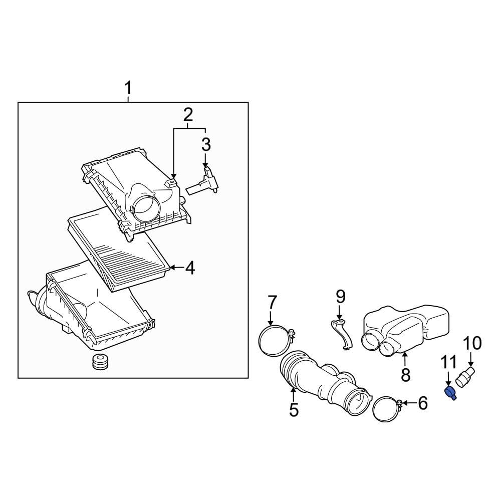 Toyota OE 9046630001 Engine Air Intake Resonator Clip