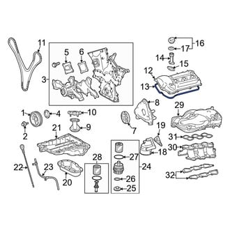Toyota OE - Left Engine Valve Cover Gasket