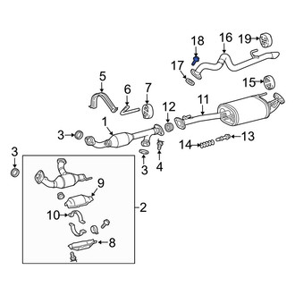 Toyota OE - Exhaust Bolt