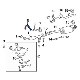 Toyota OE - Exhaust System Hanger Bracket