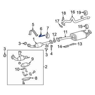 Toyota OE - Exhaust System Hanger Bracket