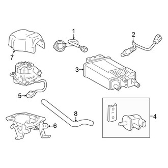 Toyota OE - Emission System - Emission Components (Limited / SR5 / Trail)