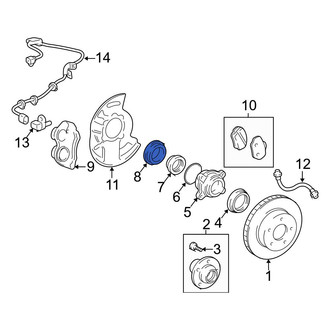 Toyota OE - Front Wheel Seal
