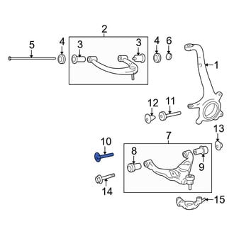 Toyota OE - Alignment Camber Adjusting Eccentric Bolt