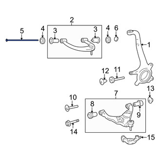 Toyota OE - Upper Suspension Control Arm Bolt