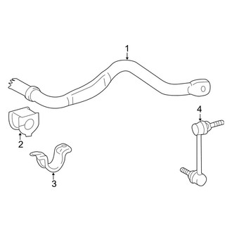 Toyota OE - Front Suspension - Stabilizer Bar & Components (RWD)