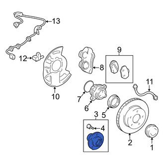 Toyota OE - Front Wheel Hub