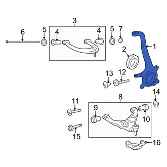 Toyota OE - Left Steering Knuckle