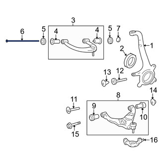 Toyota OE - Suspension Control Arm Bolt