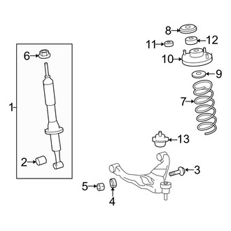 Toyota OE - Front Suspension - Struts & Components