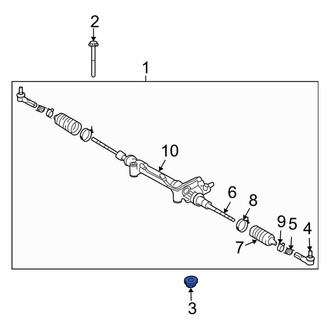 Toyota OE - Suspension Trailing Arm Nut