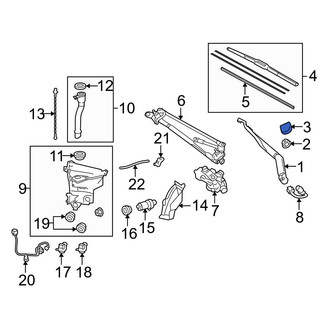 Toyota OE - Wiper Arm Cap