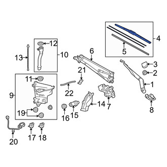 Toyota OE - Front Right Wiper Blade