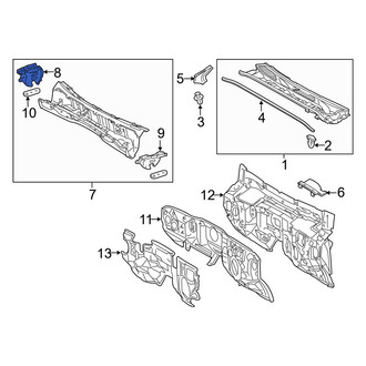 Toyota OE - Right Cowl Side Panel
