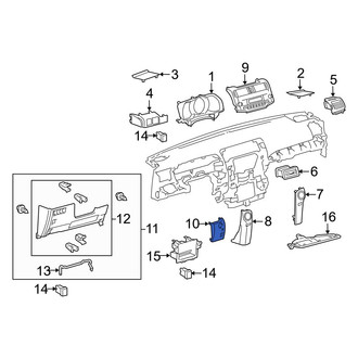 Toyota OE - Left Instrument Panel Bezel