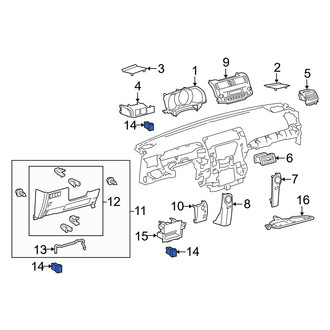 Toyota OE - Dashboard Panel Cap
