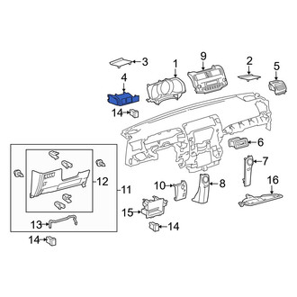 Toyota OE - Left Instrument Panel Bezel