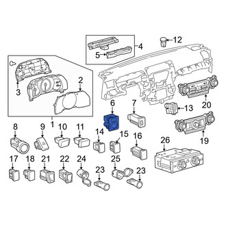 Toyota OE - Front Door Mirror Switch