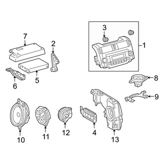 Toyota OE - Instrument Panel - Sound System