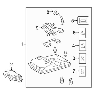 Toyota OE - Overhead Console (4WD)
