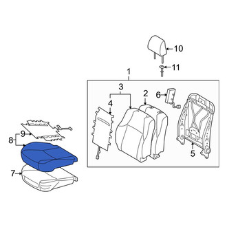Toyota OE - Front Left Seat Cover