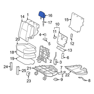 Toyota OE - Rear Right Headrest