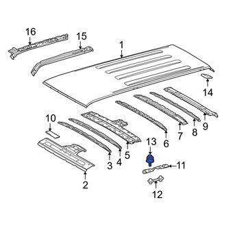 Toyota OE - Roof Bow Bolt