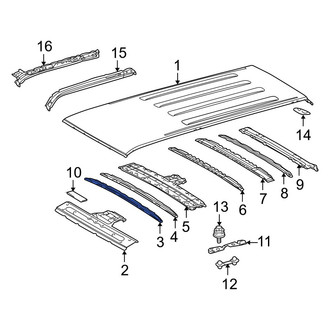 Toyota OE - Roof Bow