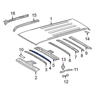 Toyota OE - Roof Bow
