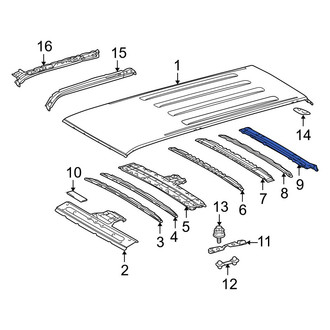 Toyota OE - Rear Roof Header Panel