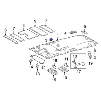 Toyota OE - Headliner Clip