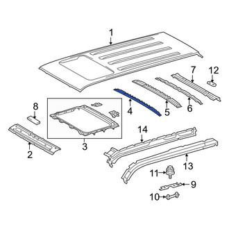 Toyota OE - Roof Bow