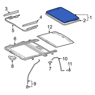 Toyota OE - Sunroof Glass