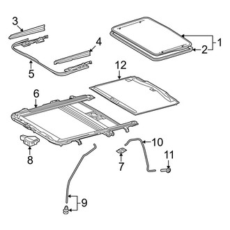 Toyota OE - Roof - Sunroof (With Sunroof)