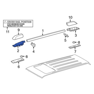 Toyota OE - Front Left Roof Luggage Carrier Support