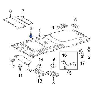 Toyota OE - Headliner Clip