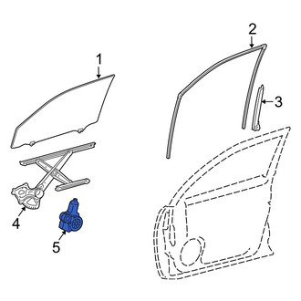 Toyota OE - Front Right Window Motor