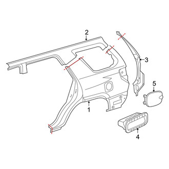 Toyota OE - Quarter Panel & Components