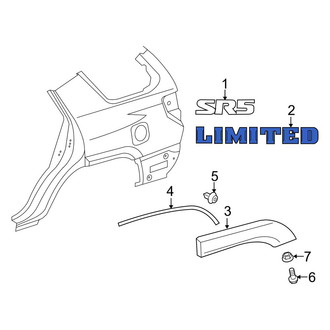 Toyota OE - Rear Quarter Panel Emblem