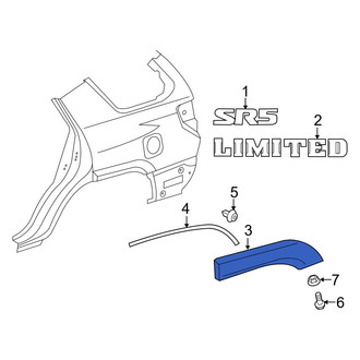 Toyota OE - Rear Right Forward Fender Flare