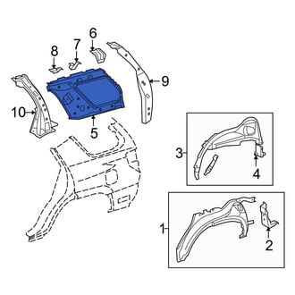 Toyota OE - Rear Left Inner Quarter Panel
