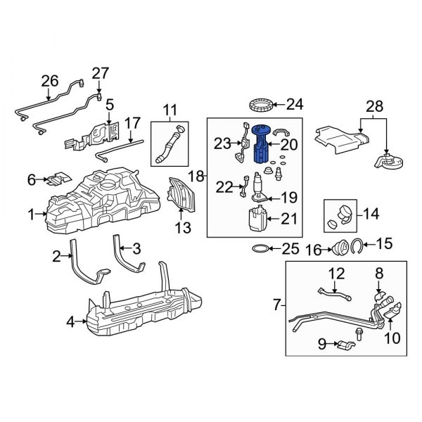 Fuel Pump Housing