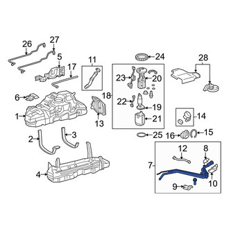 Toyota OE - Upper Fuel Tank Filler Neck