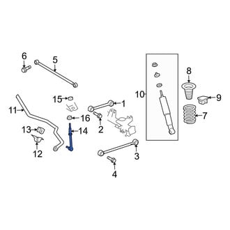 Toyota OE - Rear Suspension Stabilizer Bar Link